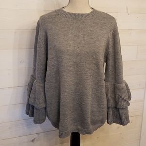 & Merci Bell Sleeve Sweater